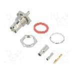 Conector BNC, 50Ω, mama, aurit, AMPHENOL - 112517 Conector BNC, 50Ω, mama, aurit, AMPHENOL - 112517
