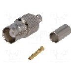 Conector BNC, 50Ω, mama, aurit, AMPHENOL - B6121A1-NT3G-1-50 Conector BNC, 50Ω, mama, aurit, AMPHENOL - B6121A1-NT3G-1-50