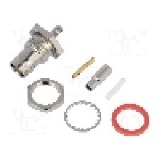 Conector BNC, 50Ω, mama, aurit, AMPHENOL - B6421E1-ND3G-5-50 Conector BNC, 50Ω, mama, aurit, AMPHENOL - B6421E1-ND3G-5-50