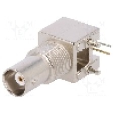 Conector BNC, 50Ω, mama, aurit, TE Connectivity - 1-1337494-0 Conector BNC, 50Ω, mama, aurit, TE Connectivity - 1-1337494-0