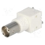 Conector BNC, 50Ω, mama, aurit, TE Connectivity - 1-1337541-0 Conector BNC, 50Ω, mama, aurit, TE Connectivity - 1-1337541-0