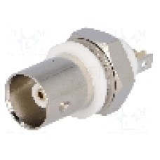 Conector BNC, 50Ω, mama, aurit, TE Connectivity - 5-1634504-1 Conector BNC, 50Ω, mama, aurit, TE Connectivity - 5-1634504-1