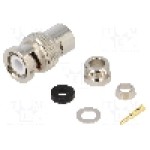 Conector BNC, 50Ω, tata, {{Placare contact}}, {{Producator}} -  Conector BNC, 50Ω, tata, {{Placare contact}}, {{Producator}} -
