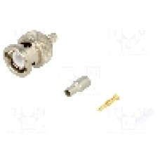 Conector BNC, 50Ω, tata, {{Placare contact}}, TE Connectivity - 5225395-7
