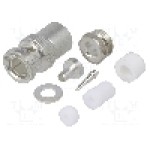 Conector BNC, 50Ω, tata, argintat, TE Connectivity - 1-1478401-0 Conector BNC, 50Ω, tata, argintat, TE Connectivity - 1-1478401-0