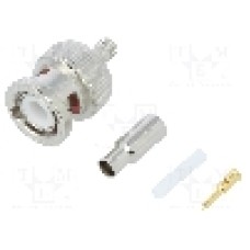 Conector BNC, 50Ω, tata, aurit, AMPHENOL - 031-315-RFX Conector BNC, 50Ω, tata, aurit, AMPHENOL - 031-315-RFX