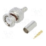 Conector BNC, 50Ω, tata, aurit, AMPHENOL - 112116 Conector BNC, 50Ω, tata, aurit, AMPHENOL - 112116