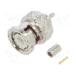 Conector BNC, 50Ω, tata, aurit, AMPHENOL - 112516 Conector BNC, 50Ω, tata, aurit, AMPHENOL - 112516