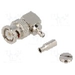 Conector BNC, 50Ω, tata, aurit, AMPHENOL - B1112E1-ND3G-5-50 Conector BNC, 50Ω, tata, aurit, AMPHENOL - B1112E1-ND3G-5-50