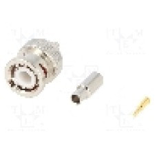 Conector BNC, 50Ω, tata, aurit, AMPHENOL - B1121E1-ND3G-5-50 Conector BNC, 50Ω, tata, aurit, AMPHENOL - B1121E1-ND3G-5-50