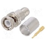 Conector BNC, 50Ω, tata, aurit, CommScope - 400PBM-CR Conector BNC, 50Ω, tata, aurit, CommScope - 400PBM-CR