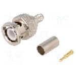 Conector BNC, 50Ω, tata, aurit, {{Producator}} -  Conector BNC, 50Ω, tata, aurit, {{Producator}} -