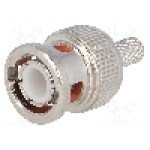 Conector BNC, 50Ω, tata, aurit, TE Connectivity - 5-1634500-1 Conector BNC, 50Ω, tata, aurit, TE Connectivity - 5-1634500-1