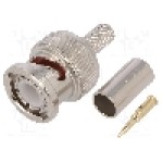 Conector BNC, 50Ω, tata, aurit, TE Connectivity - 5-1634500-3 Conector BNC, 50Ω, tata, aurit, TE Connectivity - 5-1634500-3
