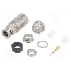 Conector BNC, 50Ω, tata, aurit, TELEGÄRTNER - J01000A1940 Conector BNC, 50Ω, tata, aurit, TELEGÄRTNER - J01000A1940