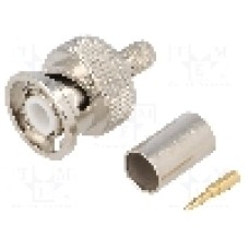 Conector BNC, 50Ω, tata, aurit, UNICON - 301-115-003 (BNC-50/2-H155/W15.03) Conector BNC, 50Ω, tata, aurit, UNICON - 301-115-003 (BNC-50/2-H155/W15.03)