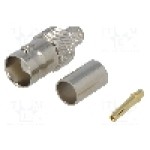 Conector BNC, 75Ω, mama, {{Placare contact}}, {{Producator}} -  Conector BNC, 75Ω, mama, {{Placare contact}}, {{Producator}} -