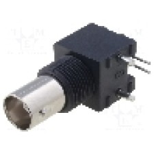 Conector BNC, 75Ω, mama, aurit, ADAM TECH - RF1-01B-D-00-75