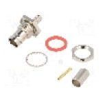 Conector BNC, 75Ω, mama, aurit, AMPHENOL - B6421A1-NT3G-3-75 Conector BNC, 75Ω, mama, aurit, AMPHENOL - B6421A1-NT3G-3-75