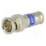 Conector BNC, 75Ω, tata, {{Placare contact}}, PCT - PCT-BNC6 Conector BNC, 75Ω, tata, {{Placare contact}}, PCT - PCT-BNC6