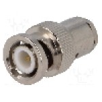Conector BNC, 75Ω, tata, {{Placare contact}}, {{Producator}} -  Conector BNC, 75Ω, tata, {{Placare contact}}, {{Producator}} -