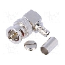 Conector BNC, 75Ω, tata, aurit, AMPHENOL - B1112A1-ND3G-3-75 Conector BNC, 75Ω, tata, aurit, AMPHENOL - B1112A1-ND3G-3-75