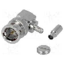 Conector BNC, 75Ω, tata, aurit, AMPHENOL - B1112E1-ND3G-6-75 Conector BNC, 75Ω, tata, aurit, AMPHENOL - B1112E1-ND3G-6-75
