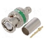 Conector BNC, 75Ω, tata, aurit, BELDEN - 1694ABHD3 Conector BNC, 75Ω, tata, aurit, BELDEN - 1694ABHD3