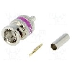 Conector BNC, 75Ω, tata, aurit, BELDEN - 1855ABHD3 Conector BNC, 75Ω, tata, aurit, BELDEN - 1855ABHD3
