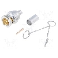 Conector BNC, 75Ω, tata, aurit, NEUTRIK - NBNC75-BLP-9-D Conector BNC, 75Ω, tata, aurit, NEUTRIK - NBNC75-BLP-9-D