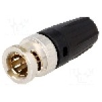 Conector BNC, 75Ω, tata, aurit, NEUTRIK - NBNC75BLP9 Conector BNC, 75Ω, tata, aurit, NEUTRIK - NBNC75BLP9