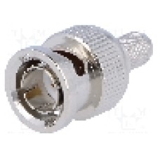 Conector BNC, 75Ω, tata, aurit, {{Producator}} - 