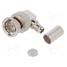 Conector BNC, 75Ω, tata, aurit, TELEGÄRTNER - J01002A1356 Conector BNC, 75Ω, tata, aurit, TELEGÄRTNER - J01002A1356