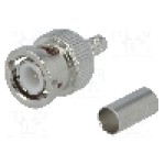Conector BNC, {{Impedanţa de unda}}, tata, {{Placare contact}}, AMPHENOL - B1121A1-ND3G-1A-50 Conector BNC, {{Impedanţa de unda}}, tata, {{Placare contact}}, AMPHENOL - B1121A1-ND3G-1A-50