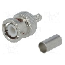 Conector BNC, {{Impedanţa de unda}}, tata, {{Placare contact}}, AMPHENOL - B1121A1-ND3G-1A-50