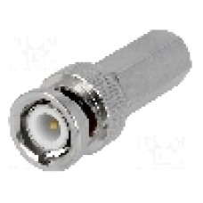 Conector BNC, {{Impedanţa de unda}}, tata, {{Placare contact}}, {{Producator}} - 