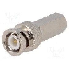 Conector BNC, {{Impedanţa de unda}}, tata, {{Placare contact}}, {{Producator}} - 