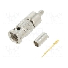 Conector HD-BNC, 75Ω, tata, aurit, AMPHENOL - 034-1042