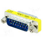 Adaptor din ambele parţi, D-Sub 15pin tata, ENCITECH - 2401-0100-02