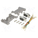 Adaptor din ambele parţi, D-Sub 9pin tata, ENCITECH - 2111-0101-01