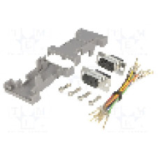 Adaptor din ambele parţi, D-Sub 9pin tata, ENCITECH - 2111-0101-01
