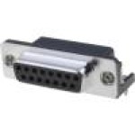 Conector D-Sub. 15, mama, 15, ADAM TECH - DA15-SL-24