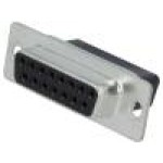 Conector D-Sub. 15, mama, 15, ADAM TECH - DA15-SR