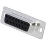 Conector D-Sub. 15, mama, 15, ADAM TECH - DA15-ST-1