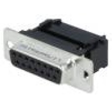 Conector D-Sub. 15, mama, 15, AMPHENOL - L17DAFRA15S Conector D-Sub. 15, mama, 15, AMPHENOL - L17DAFRA15S