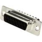 Conector D-Sub. 15, mama, 15, AMPHENOL - L77DA15SST