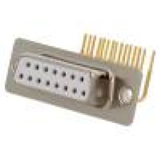 Conector D-Sub. 15, mama, 15, CONNFLY - DS1034-03-15FWN8SS