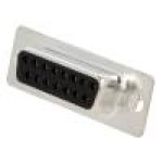 Conector D-Sub. 15, mama, 15, MH CONNECTORS - MHDD15-F-T-B-M