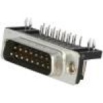 Conector D-Sub. 15, tata, 15, ADAM TECH - DA15-PL-24