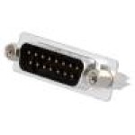 Conector D-Sub. 15, tata, 15, AMPHENOL - L717SDAH15POL2RM8